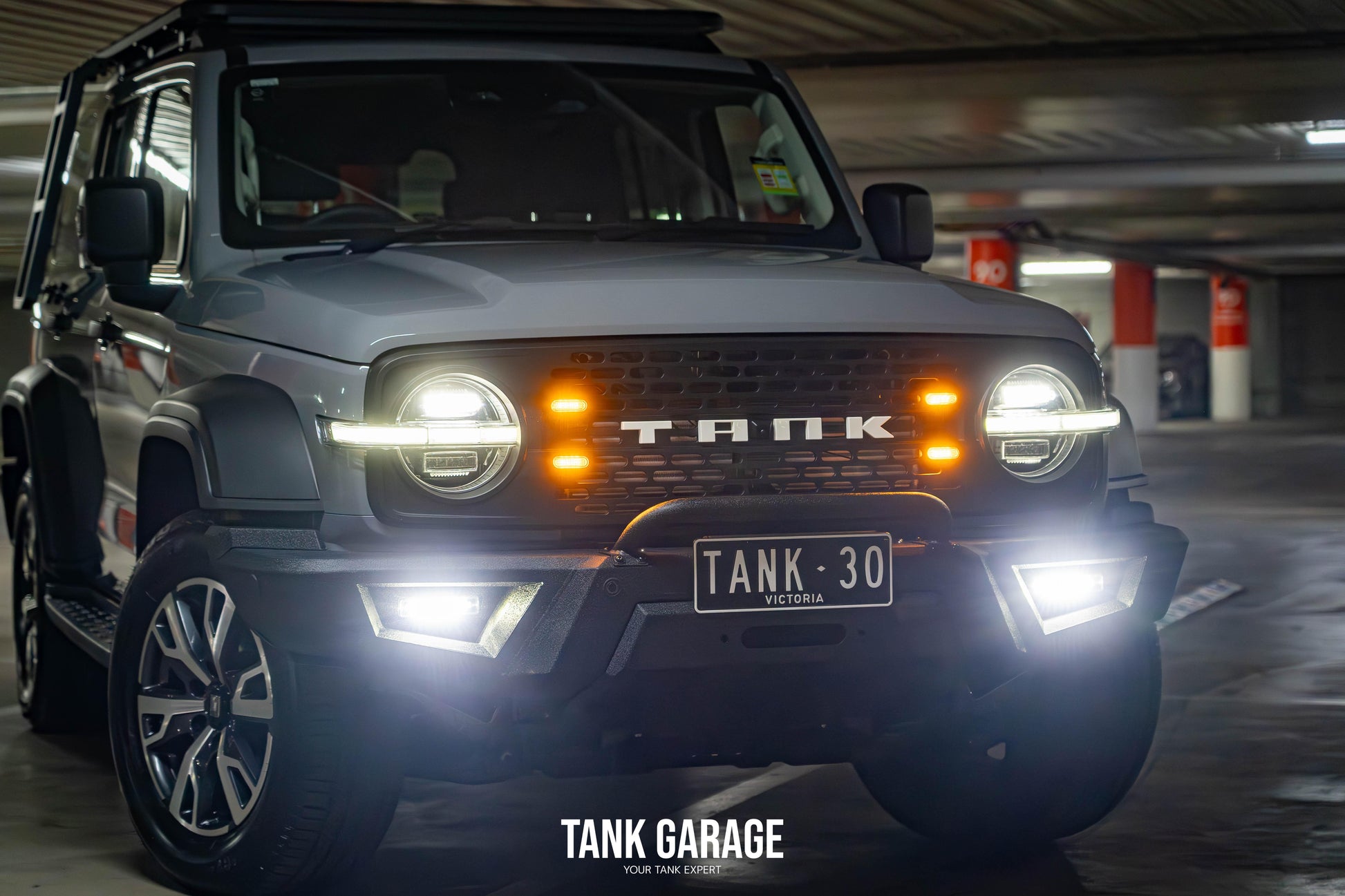 Tank 300 Thunder God Grille - Tank Garage