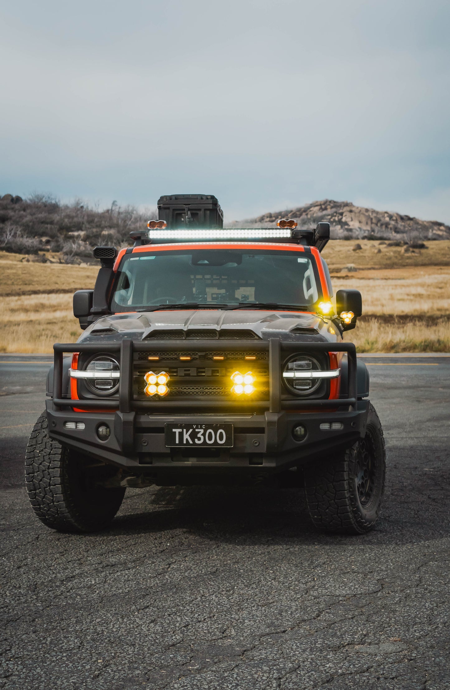 The TKG Bull Bar for the Tank 300 is the perfect blend of style and functionality. Built for off-road adventures, it provides maximum protection.