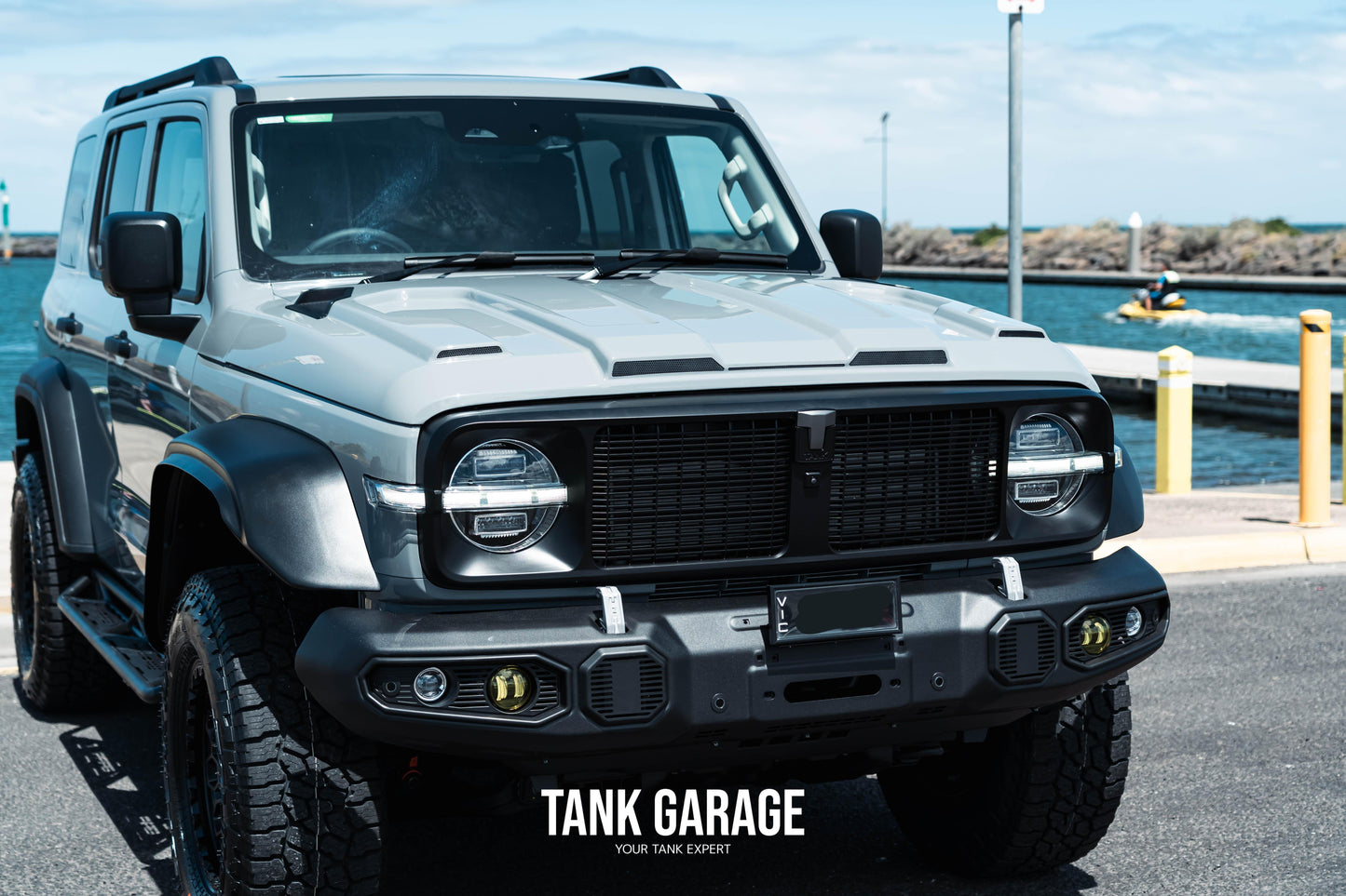 GWM TANK 300 Body Kit "Knight" – Premium front and rear bumpers, grille, bonnet, and wheel fender accessories for the Australian petrol version