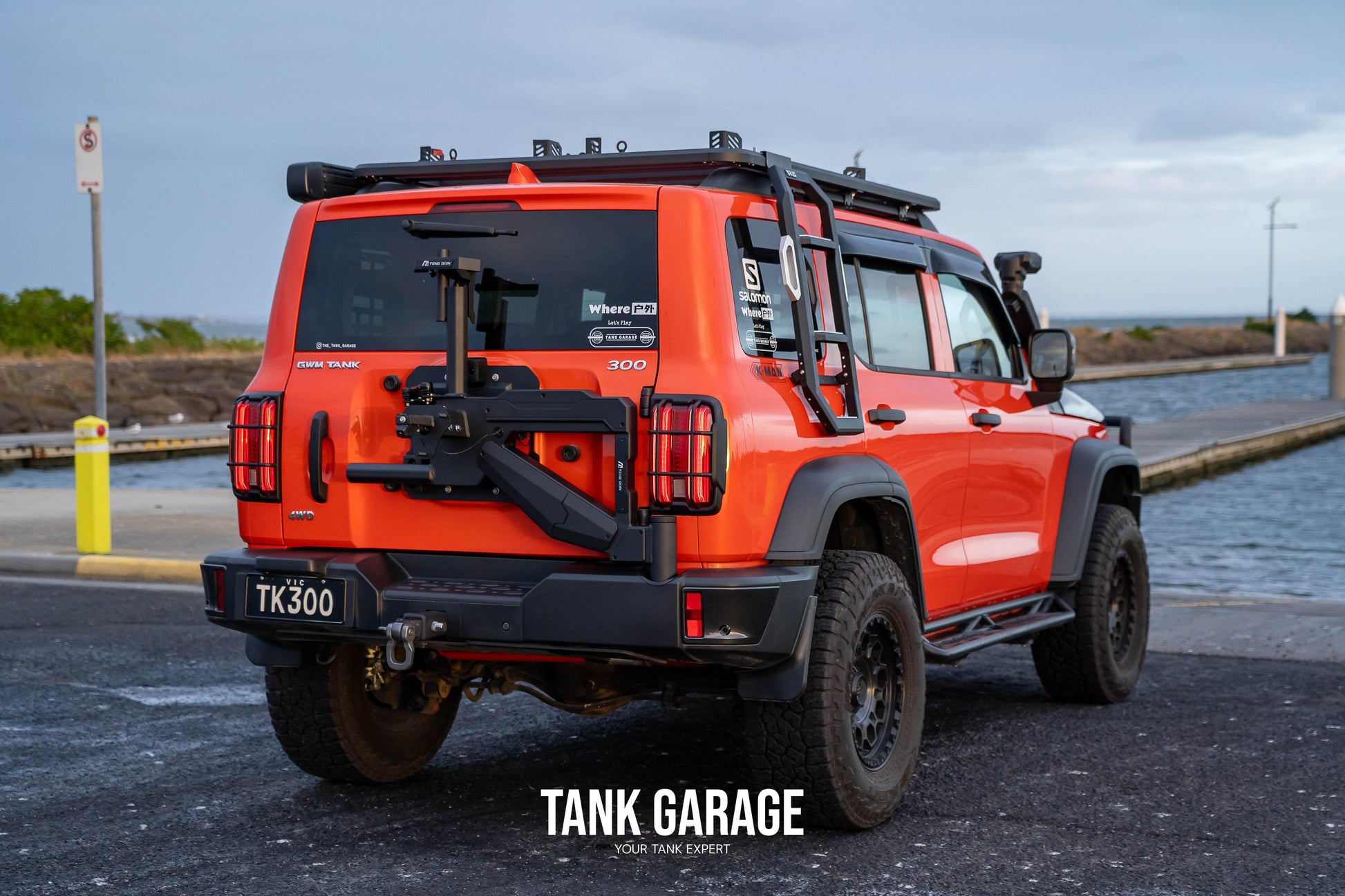 TANK 300 2nd Gen TENG QIAN Ark Spare Wheel Carrier Rack - Tank Garage