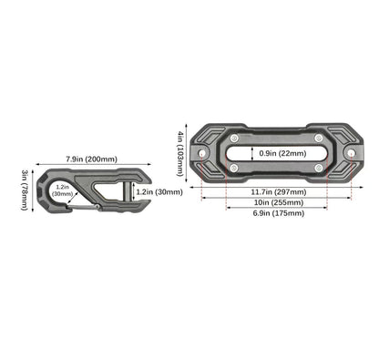 Winch Fairlead Hook Set - Tank Garage